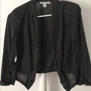 Gray 3/4 Sleeve Mini Cardigan ❕Price Dropped!! ❕